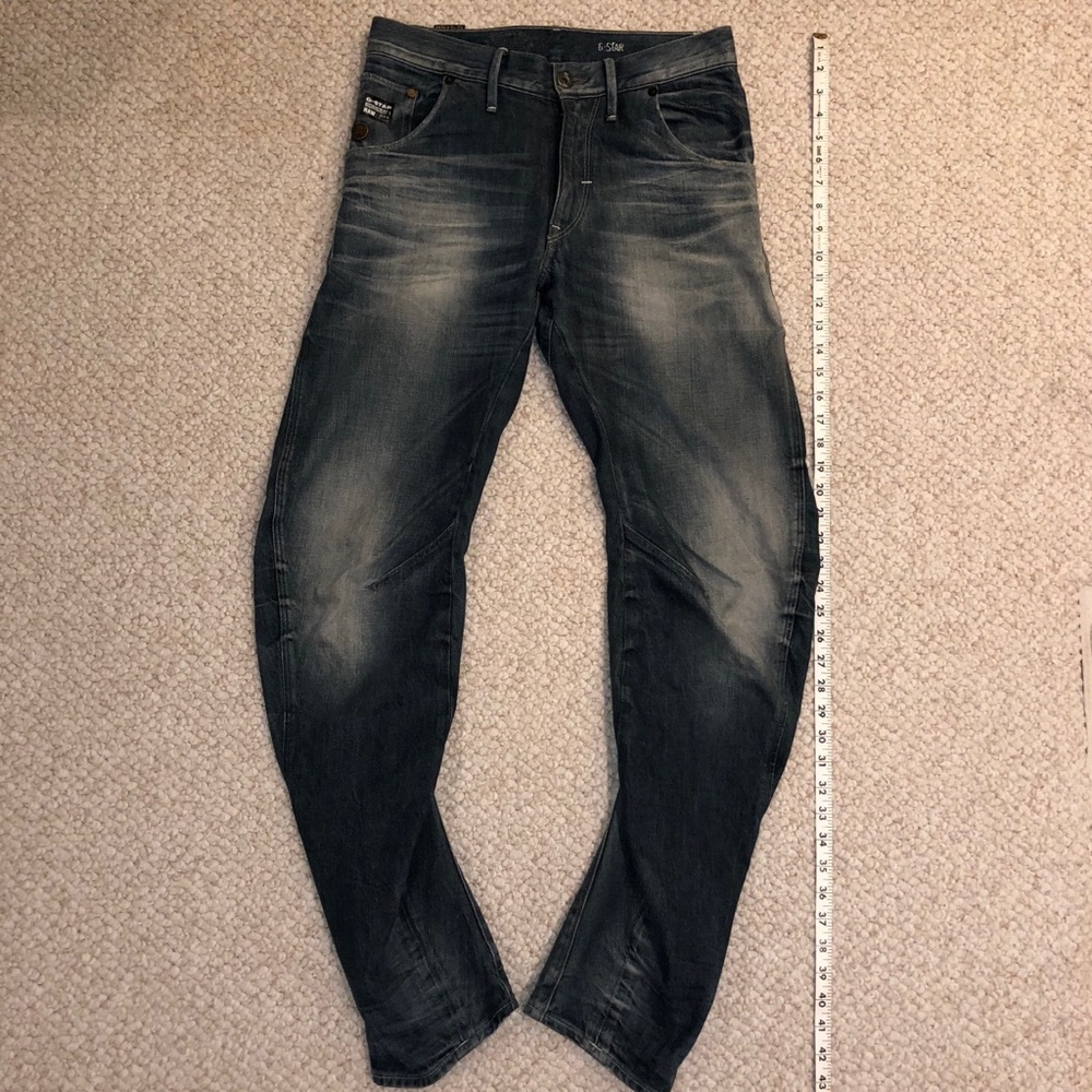 G-Star Raw Men 3301 Arc Loose Tapered Jeans 28x32 - Picture 4 of 6